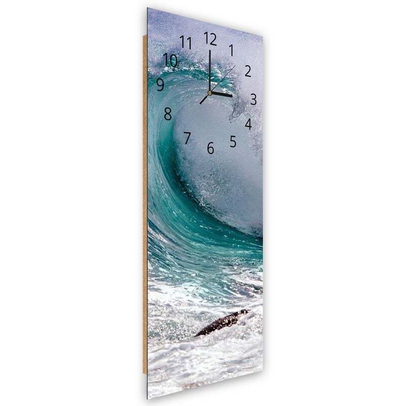 foto del prodotto orologio da parete, onda alta 30x90