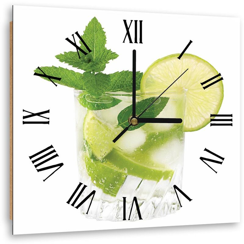 foto del prodotto gbshop orologio da parete, l ora del mojito 60x60
