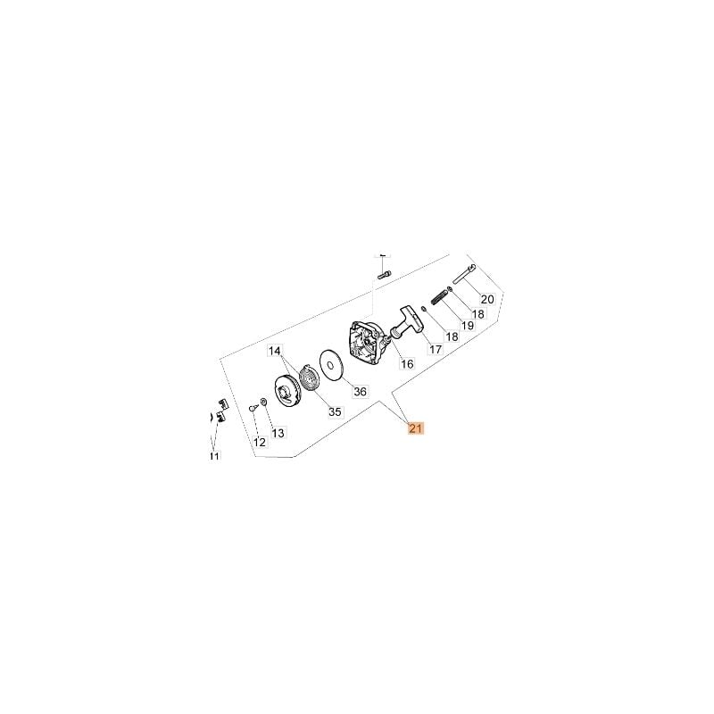 immagine 0 del prodotto avviamento decespugliatore modelli bc250s bc250t bc280h 61170060br oleomac