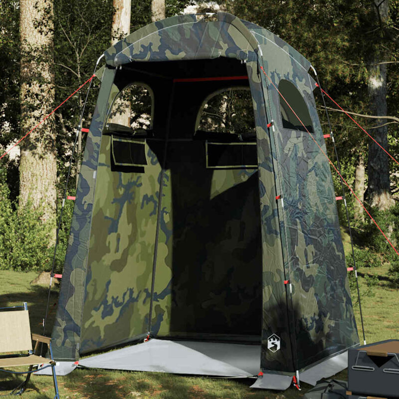 foto del prodotto vidaxl tenda da doccia mimetica impermeabile