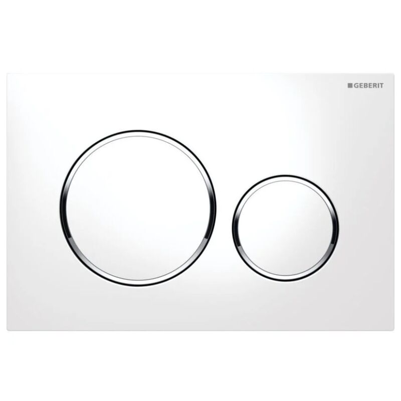 immagine 0 del prodotto placca di comando wc geberit duofix sigma 20 115.882.kj.1 bianco e cromo