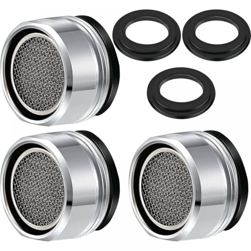 immagine 0 del prodotto cyslmuk aeratore per rubinetto m24, 3 pezzi filtro per rubinetto a risparmio idrico accessori per rubinetto diffusore filtro per rubinetto