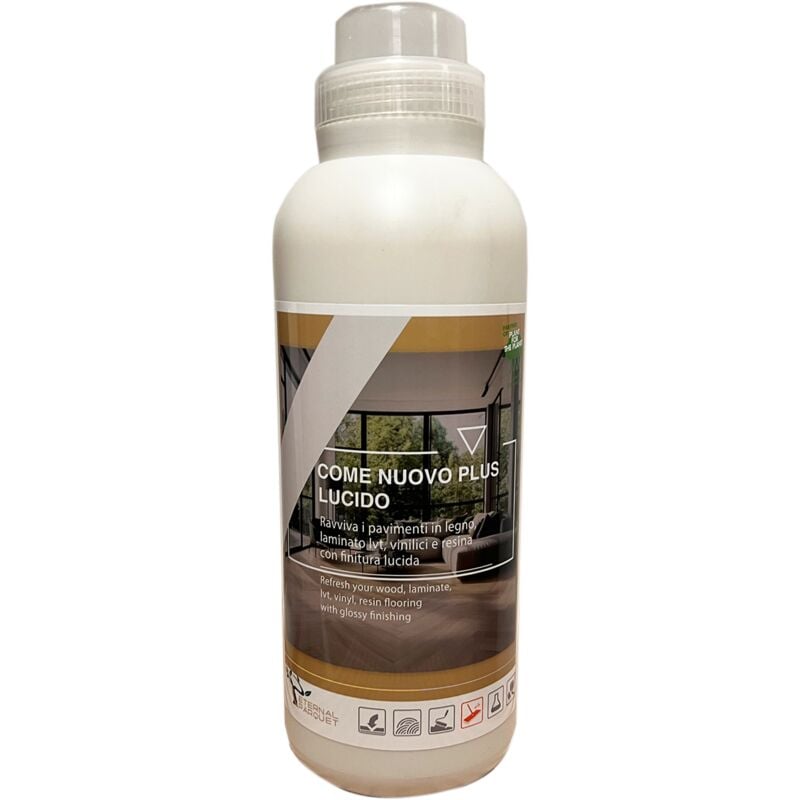 foto del prodotto eternal parquet il n1 come nuovo lucido o opaco rigenerante naturale per parquet, spc, laminati, resine e gress elimina graffi e crea un film