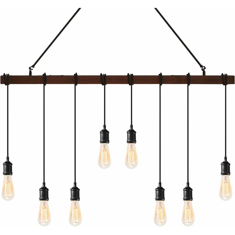 foto del prodotto lampadario da soffitto a binario per soggiorno o salotto, stile industriale moderno,230v e27 costway