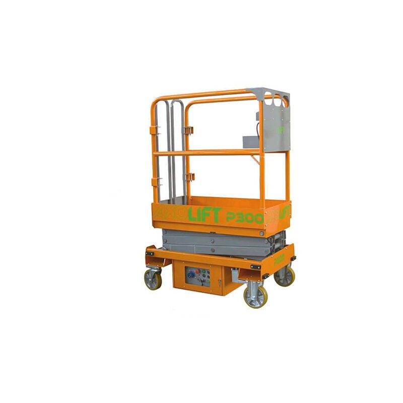 foto del prodotto matis re piattaforma elevatrice semi elettrica pantografo altezza max di lavoro 4,95m p300