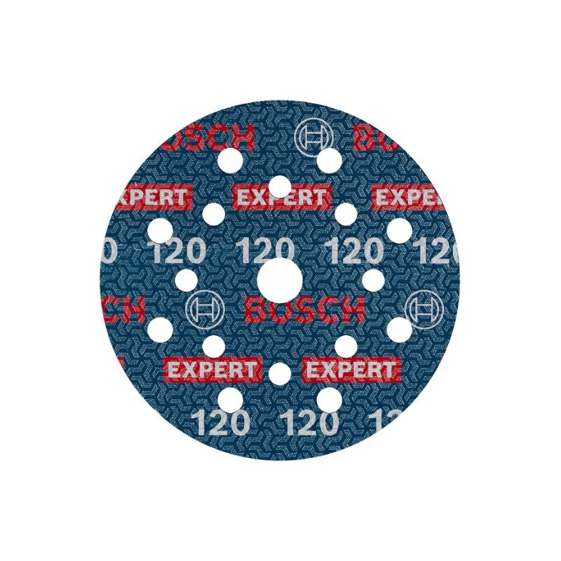 foto del prodotto 50x disco decarta abrasiva expert o780, 125 mm per legno duro, pittura su legno, 125 mm, grana 120, accessori professionali levigatrice