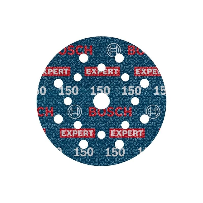 foto del prodotto bosch 50x disco desabbiatore expert o780, 125 mm per legno duro, pittura su legno, 125 mm, grana 150, accessori professionali levigatrice