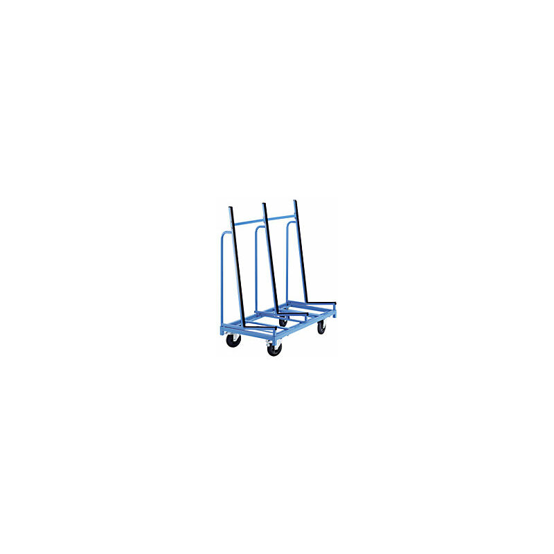 foto del prodotto eurokraft pro carrello porta vetro 1 pianale con bordi