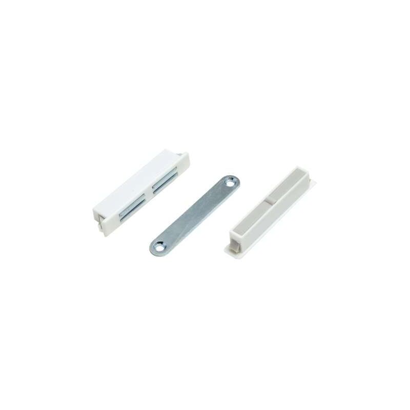 foto del prodotto chiusura magnetica incasso senza fori viti bianco