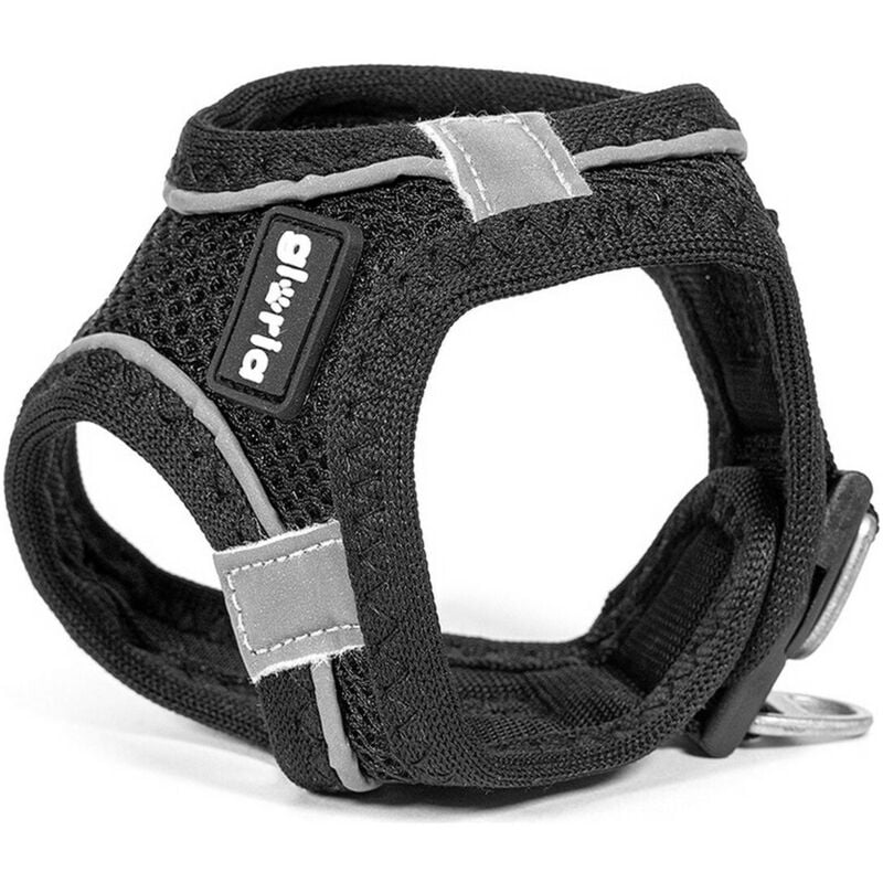 foto del prodotto pettorina per cani gloria air mesh trek star regolabile nero taglia xxxs 18 20 cm 