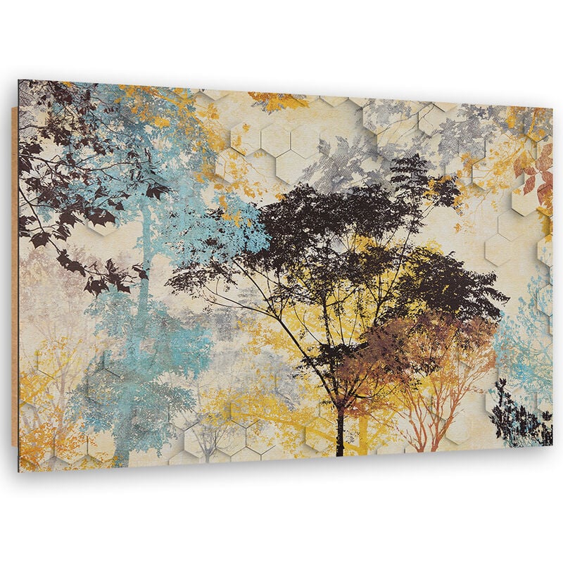 foto del prodotto gbshop quadro deco panel, alberi autunnali 120x80
