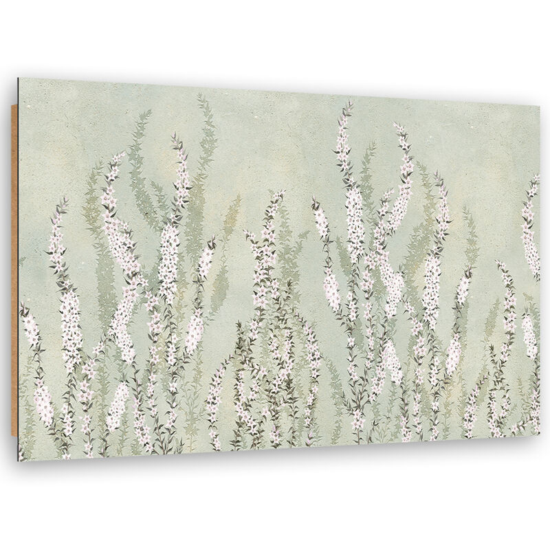foto del prodotto gbshop quadro deco panel, piccoli fiori sullo sfondo del muro 60x40
