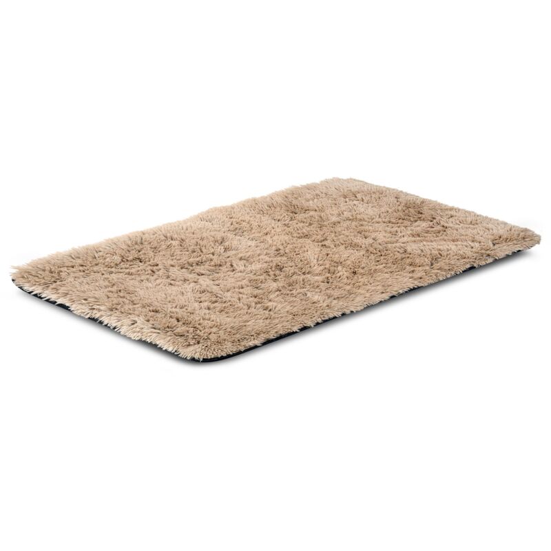 foto del prodotto tappeto shaggy antiscivolo 80x120 cm beige