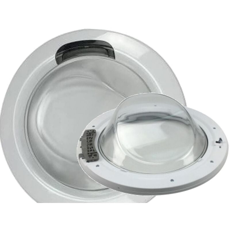 foto del prodotto porta sportello oblo completo di cerniera lavatrice candy hoover zerowatt hcs