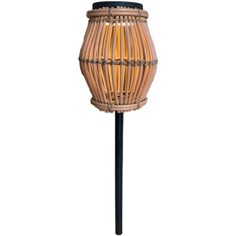 foto del prodotto faro solare decorativo da piantare h70cm silvina