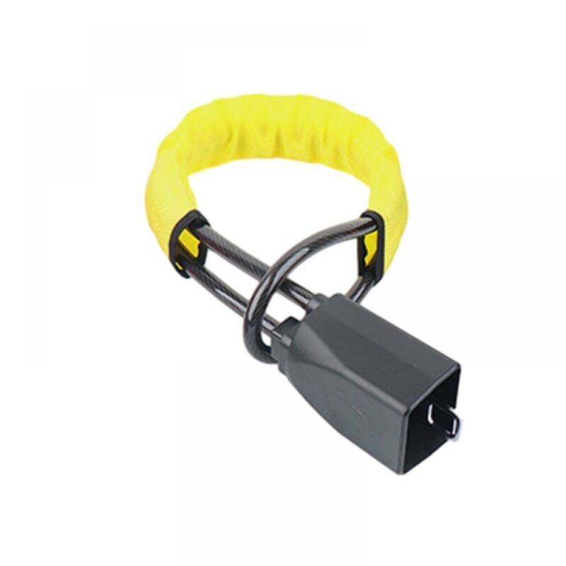 foto del prodotto 1 pz blocco volante auto leva blocco volante auto, giallo, blocco volante auto con 2 chiavi per auto camion