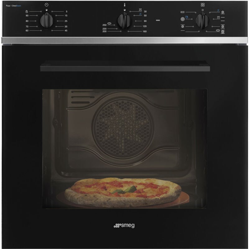 foto del prodotto smeg classic sf64m3s1pzb. dimensione del forno media, tipo di forno forno elettrico, capacit interna forno totale 65 l. posizionamento