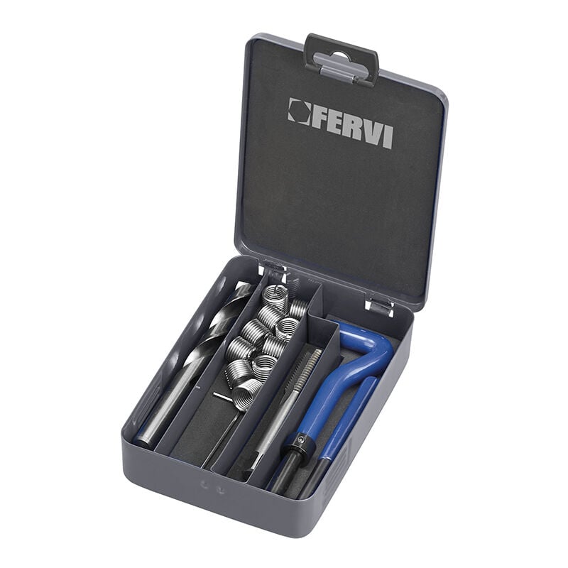 immagine 0 del prodotto fervi kit riparazione filetti unf f coil 3 8 x 24 e011 unf3 8