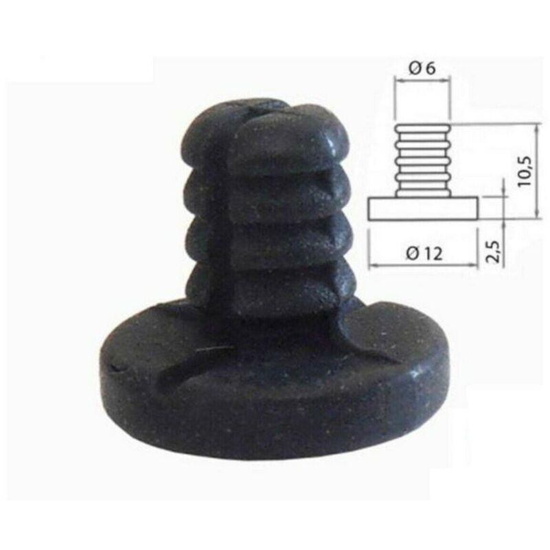 foto del prodotto gommino piedino paracolpi griglia ghisa piano cottura rex electrolux 12mm