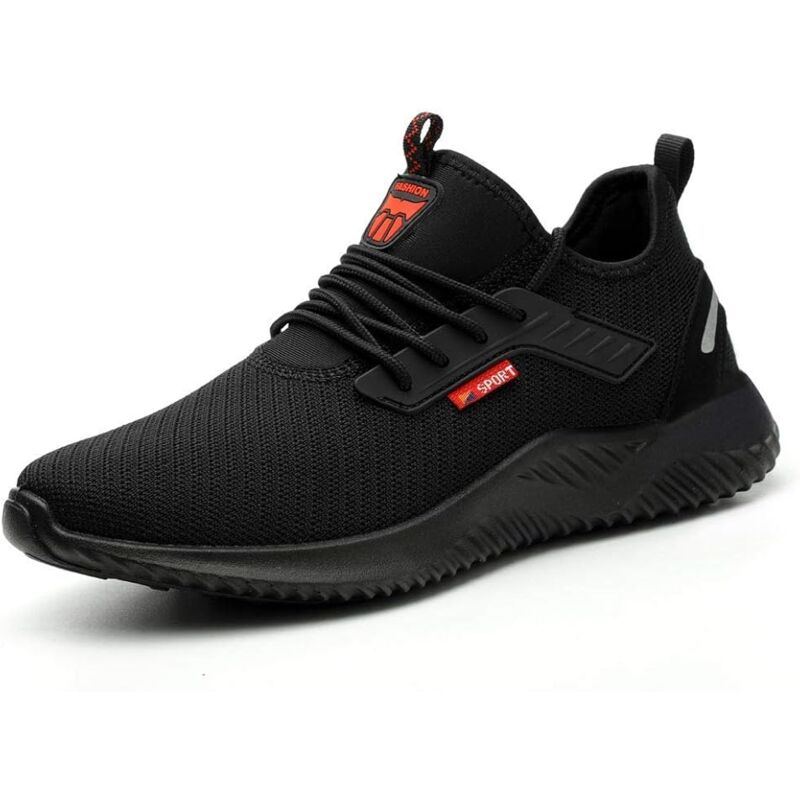 foto del prodotto scarpe antinfortunistiche da uomo, scarpe da ginnastica antinfortunistiche leggere e traspiranti, scarpe da lavoro, 42