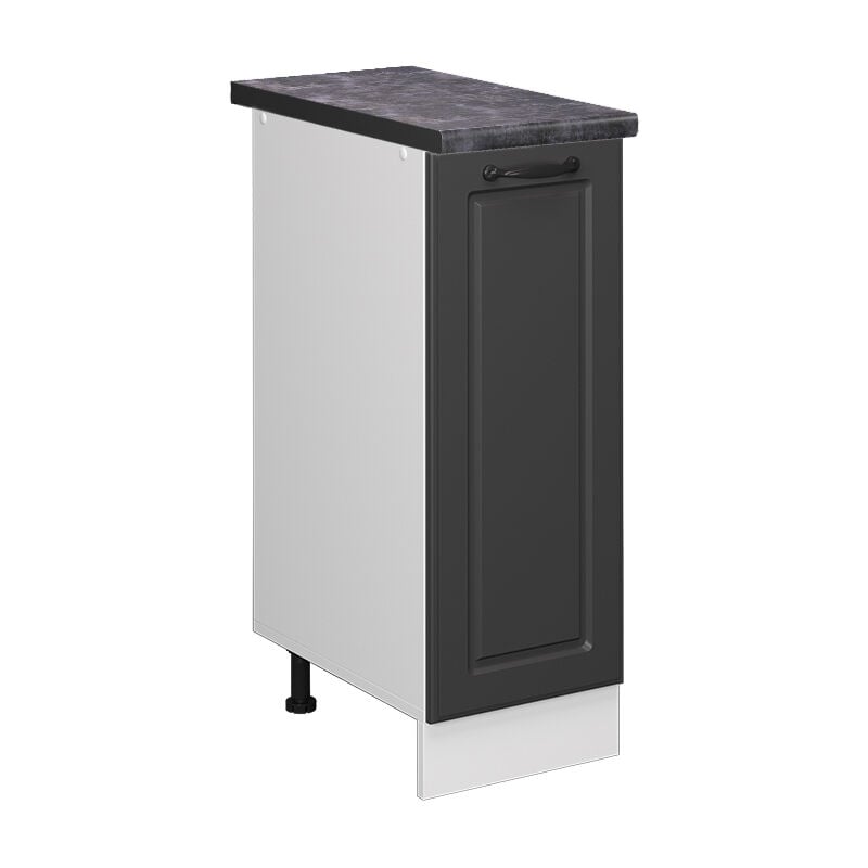 foto del prodotto armadio cucina dispensa alto r line, antracite casa di campagna, 30 cm , pl antracite vicco