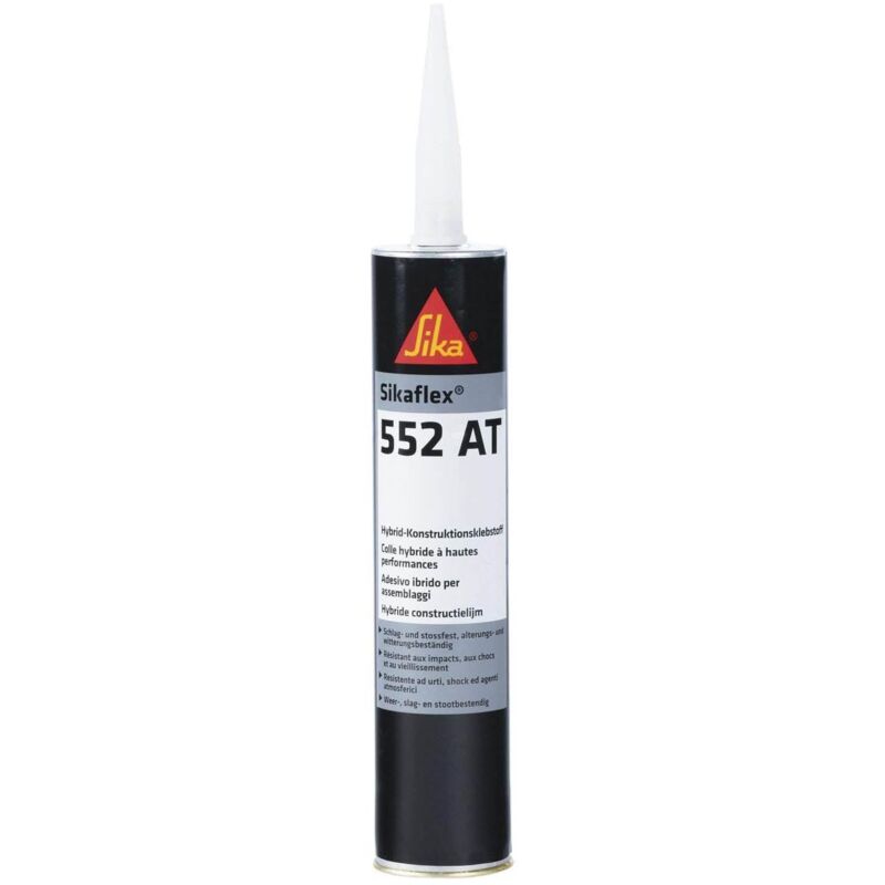 immagine 0 del prodotto sika flex 552 at, adesivo monocomponente elastico per assemblaggio veicoli e parti di grandi dimensioni, applicabile su metalli verniciati,