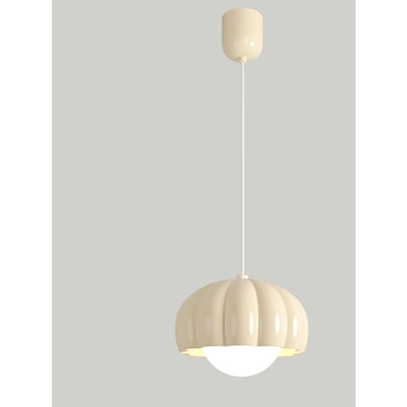 immagine 0 del prodotto kcvv lampada a sospensione a forma di zucca dei cartoni animati, lampada a sospensione in resina con paralume sferico in acrilico, lampadario da
