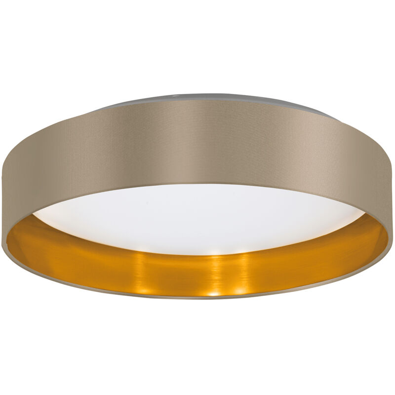 foto del prodotto eglo plafoniera contemporanea maserlo 2 policarbonato bianco led integrato 20w