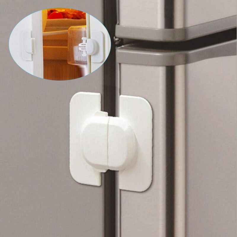 foto del prodotto aiperq blocco di sicurezza per frigorifero blocco di sicurezza per bambini blocco adesivo per bambini blocco per congelatore blocco per mobili da