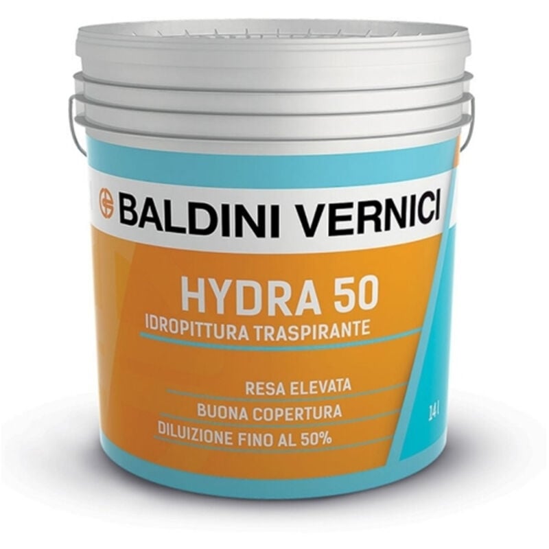 foto del prodotto idropittura vernice traspirante hydra 50 bianco 900 14lt