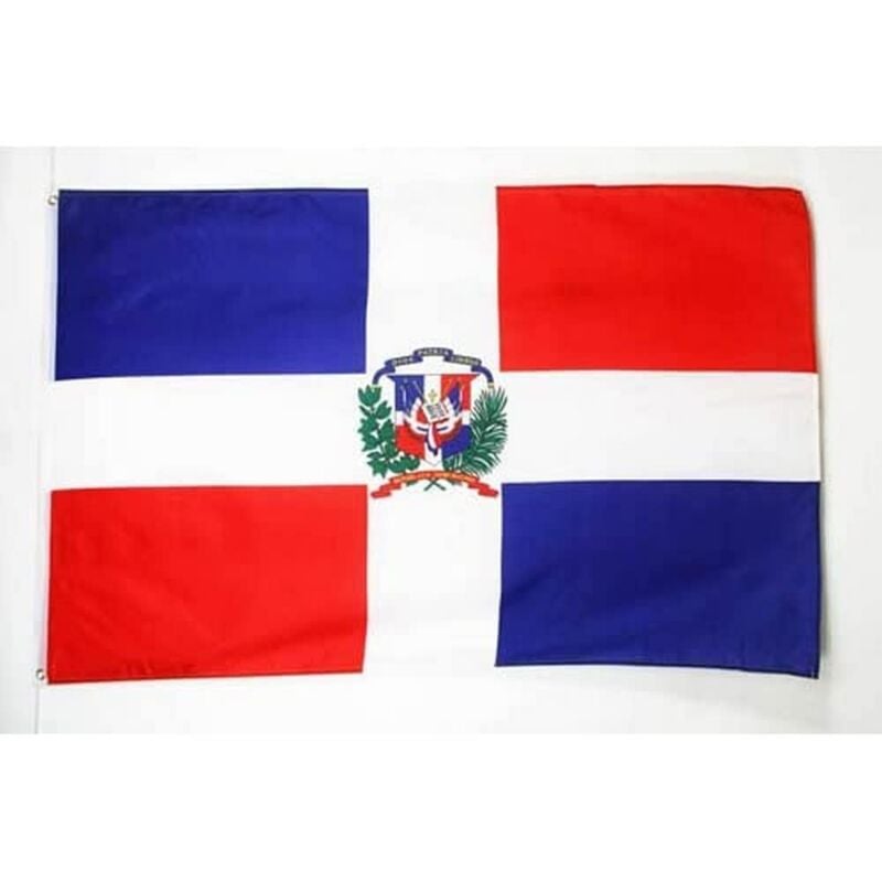 foto del prodotto az flag bandiera repubblica dominicana 150x90cm bandiera dominicana 90 x 150 cm