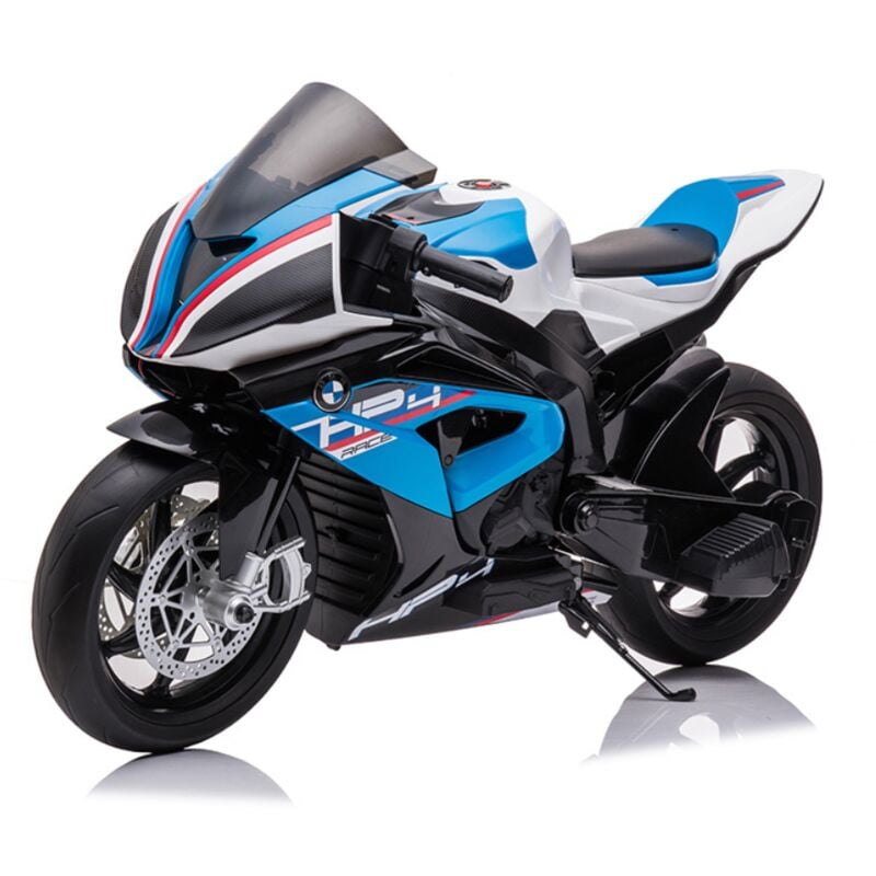 foto del prodotto moto elettrica per bambini bmw hp4 sport 12v blu