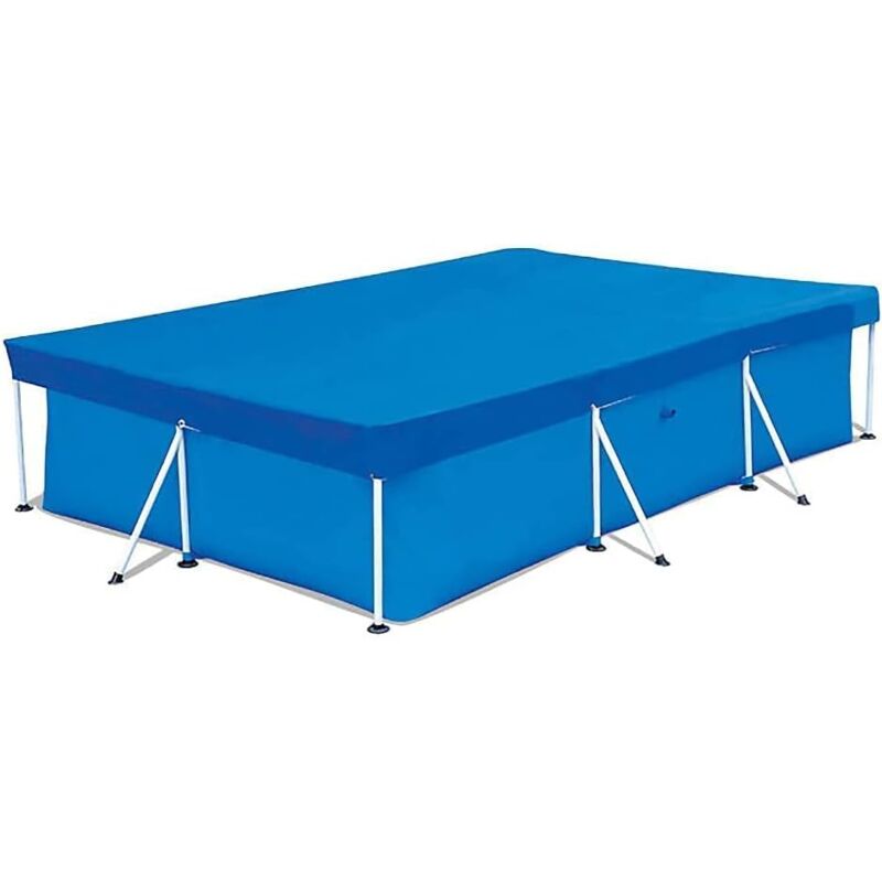 foto del prodotto tonchean copertura per piscina rettangolare, piscina rettangolare, copertura protettiva per piscina, copertura a bolle per piscine tubolari,