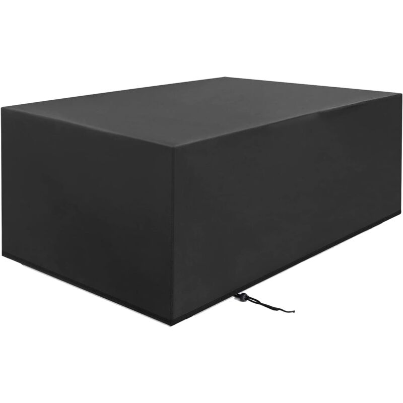 foto del prodotto tonchean copertura per mobili da giardino, copertura per tavolo da giardino rettangolare, copertura per mobili impermeabile e anti uv, telone da