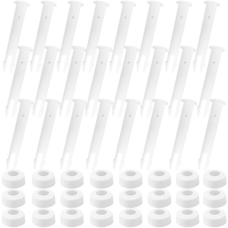 foto del prodotto tonchean 24 perni per piscina, perni di ricambio per perni per piscina, giunti per piscina in plastica, perni in plastica, giunti per piscina,