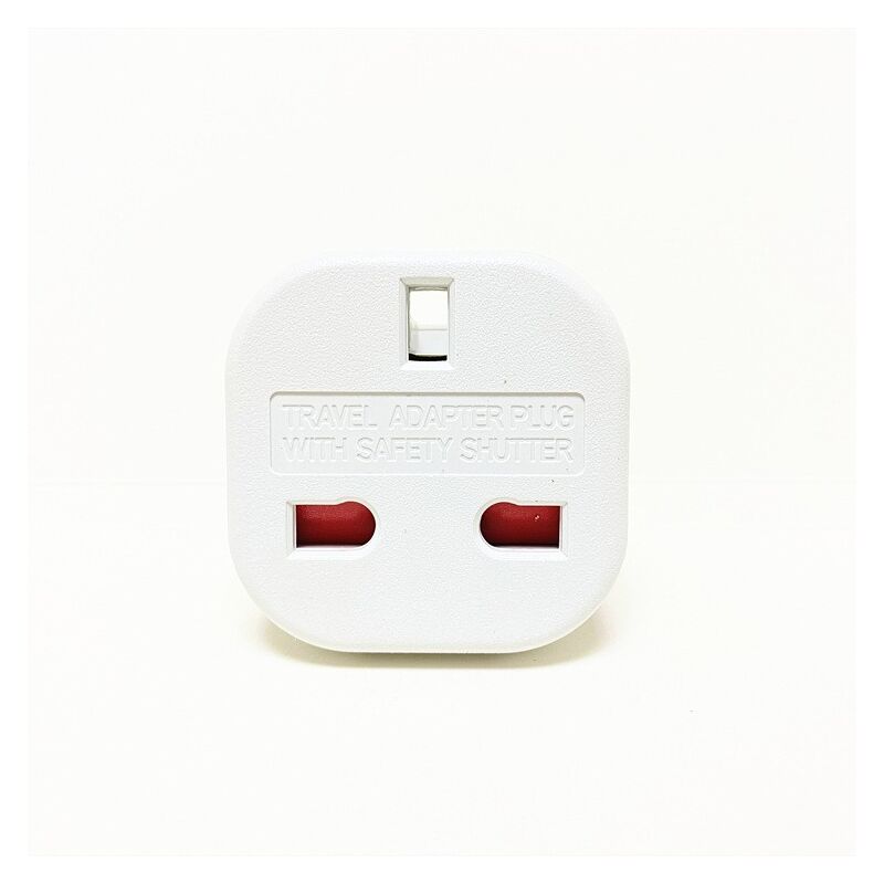 foto del prodotto tonchean adattatore da viaggio spina uk a 3 pin bianca spina standard uk a spina standard usa