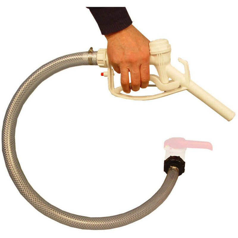 foto del prodotto kit svuotamento serbatoio 25mm tubo 1m pistola