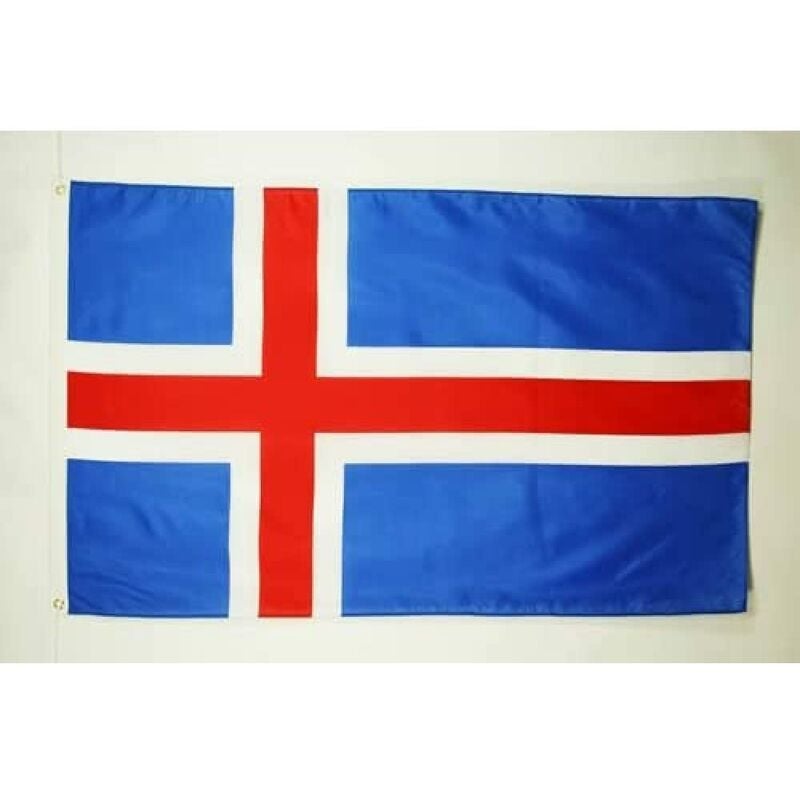 foto del prodotto bandiera islanda 150x90cm bandiera islandese 90 x 150 cm az flag