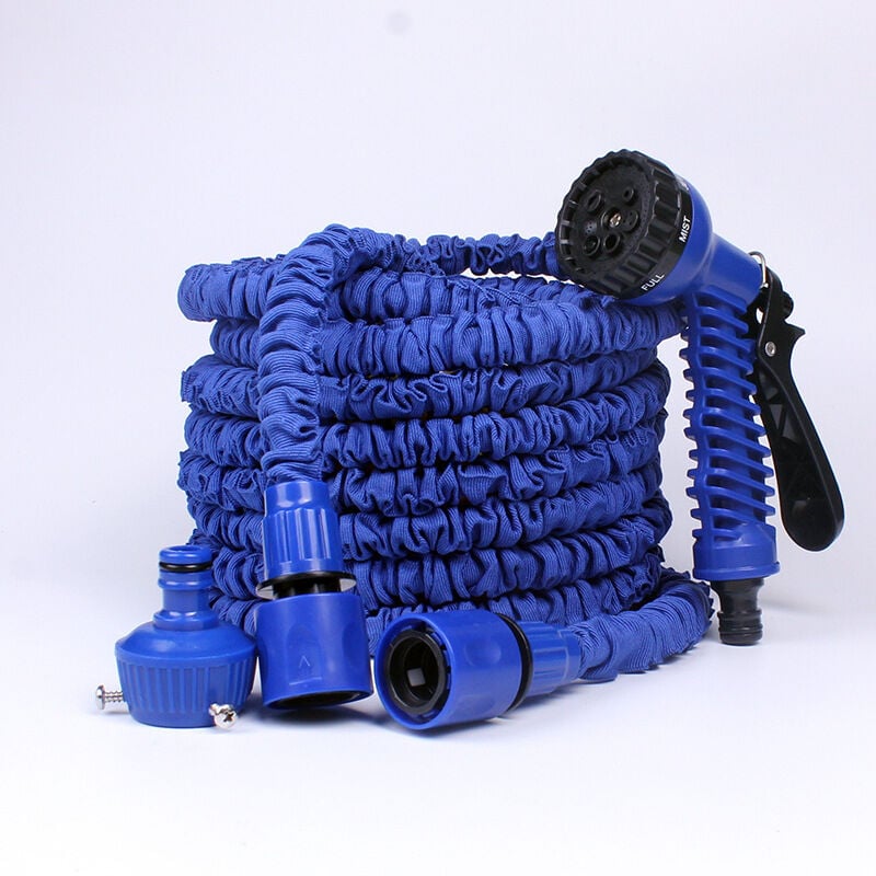 foto del prodotto tonchean tubo flessibile da giardino espandibile da 52,5 m 175 piedi, tubo flessibile per acqua, connettori per tubo retrattile con pistola a