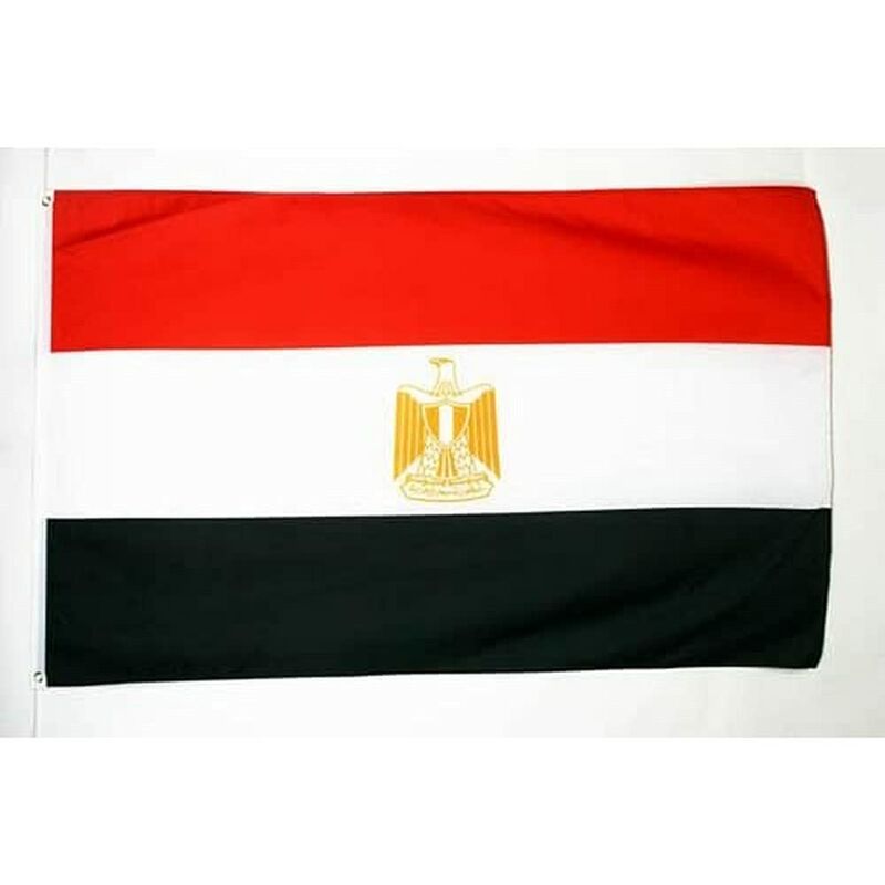 foto del prodotto az flag bandiera egitto 150x90cm bandiera egiziana 90 x 150 cm