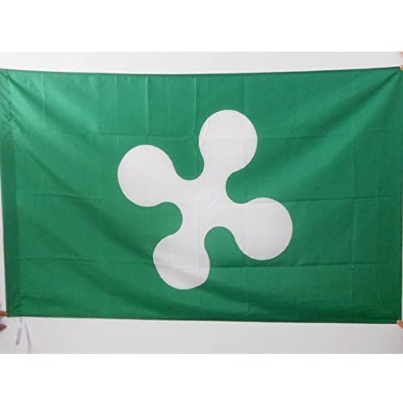 foto del prodotto bandiera lombardia 90x60cm bandiera lombarda regione italia 60 x 90 cm foro per asta az flag