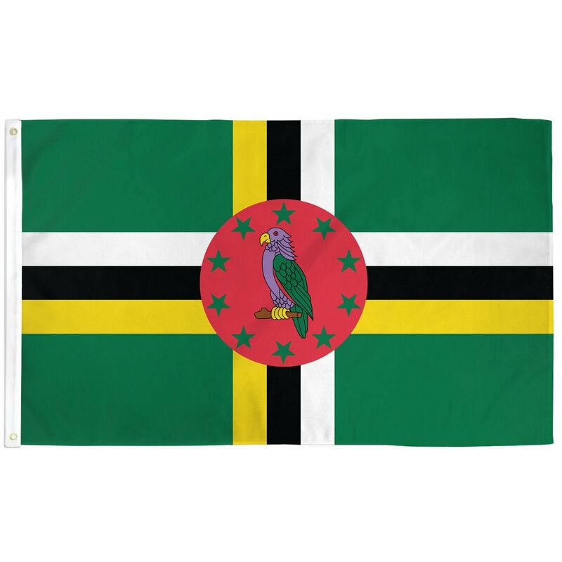 foto del prodotto az flag bandiera dominica 150x90cm bandiera dominicense 90 x 150 cm