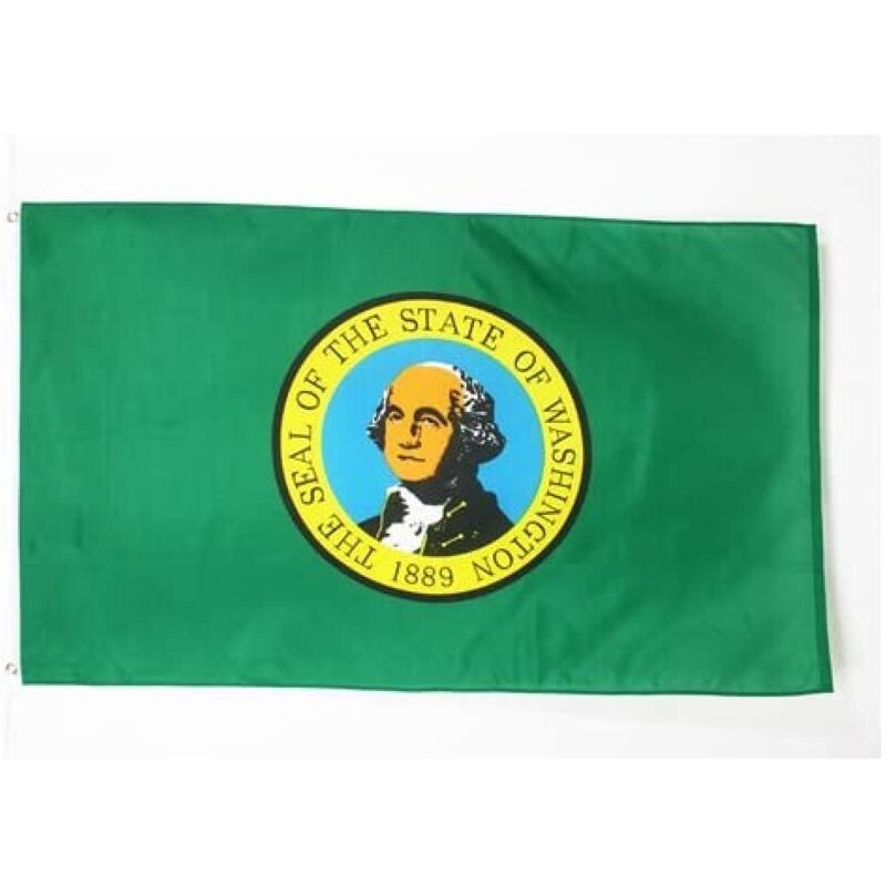 foto del prodotto az flag bandiera washington 150x90cm bandiera stato americano usa stati uniti 90 x 150 cm