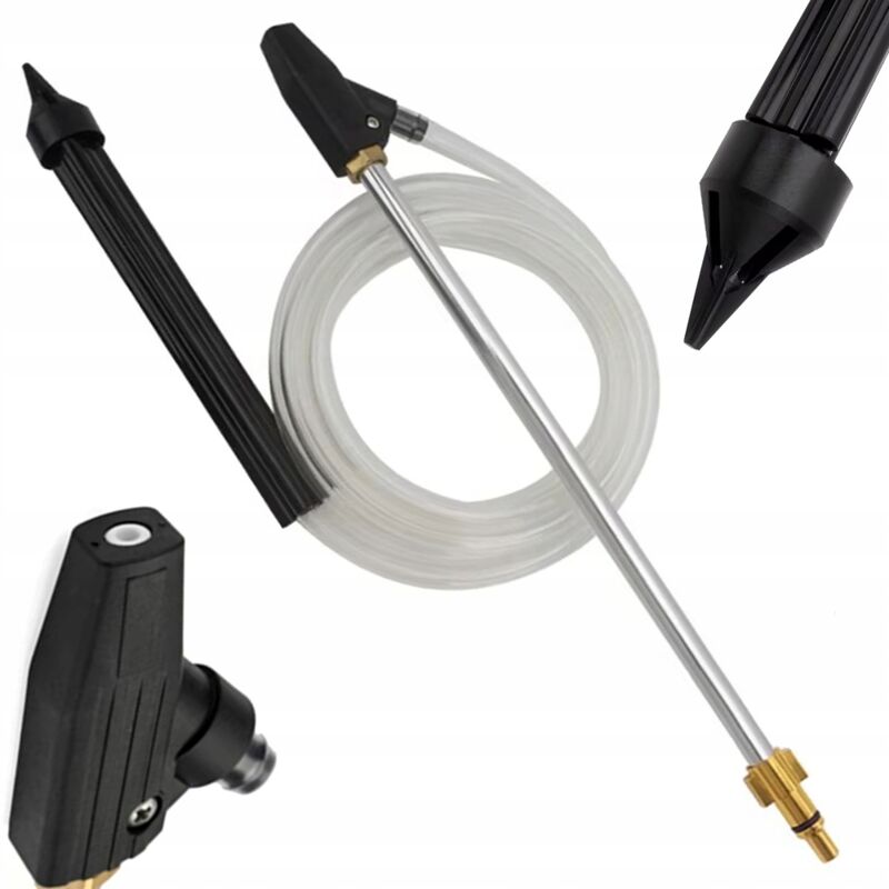 foto del prodotto kit sabbiatura con attacco in ottone per lavor parkside phd vax denzel aterwins ugello ceramico tubo 3m lancia 460mm