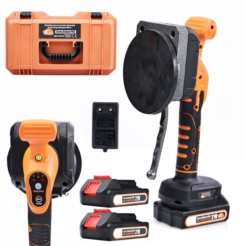 foto del prodotto ventosa vibrante a batteria rosfix orange mosquito om21v, serie animal pro