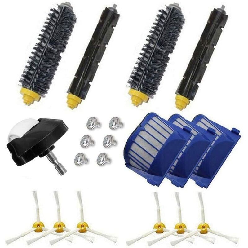 foto del prodotto aiperq ricambi per irobot roomba serie 600 600 605 610 615 620 625 630 635 640 645 650 655 660 665 670 675 680 690 692 spazzole filtro spazzola