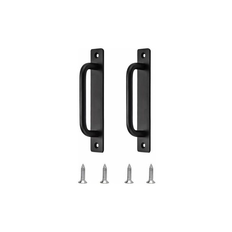 foto del prodotto alovez maniglia per porta scorrevole maniglia per porta scorrevole maniglia per porta esterna nera opaca maniglia per porta da fienile maniglia per