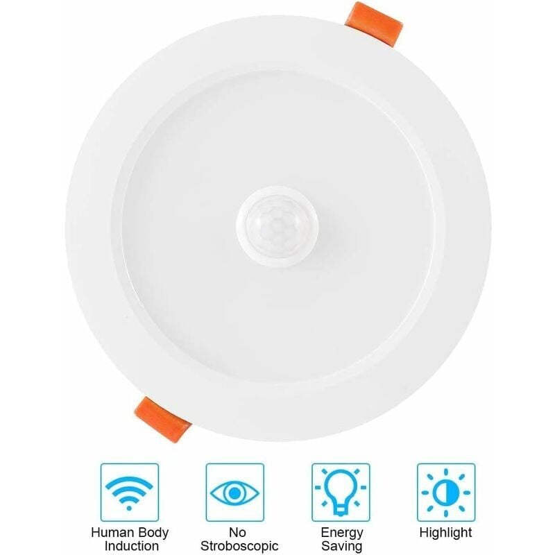 foto del prodotto faretto da incasso a led alovez, faretto led da incasso, 12 w, bianco naturale 400