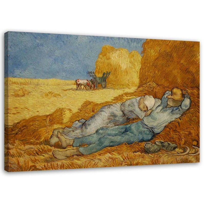 foto del prodotto gbshop quadro su tela, riproduzione siesta v. van gogh 120x80