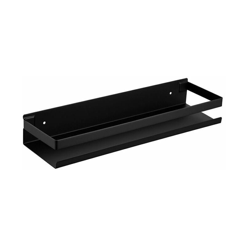 foto del prodotto tigrezy mensola doccia senza foratura, mensola bagno in acciaio inox, nero opaco 30 cm